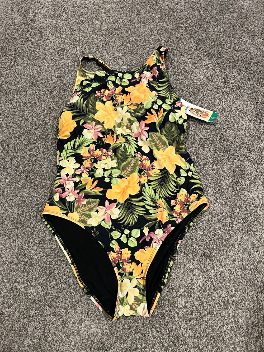 Hurley  Floral One-Piece Swimsuit XL
